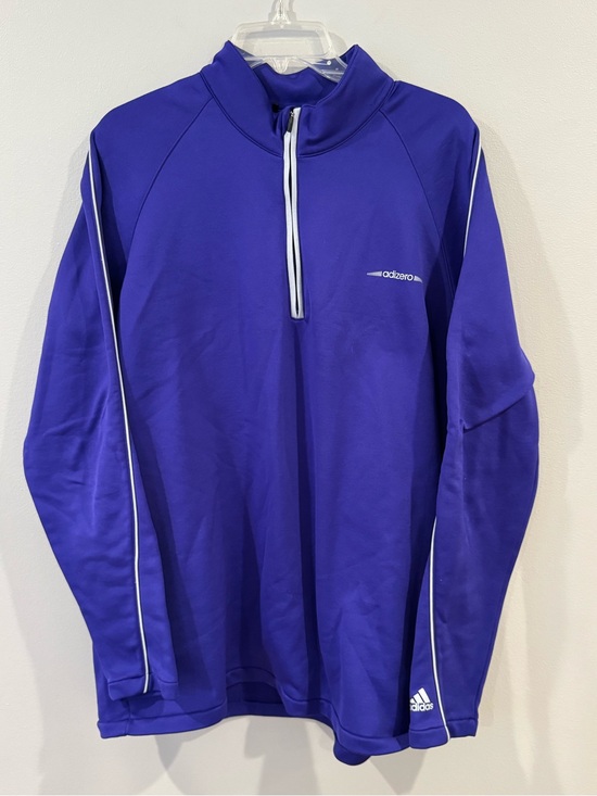adidas Other - Adidas Adizero Pullover Mens XL Purple  1/4 Zip Golf Top Long Sleeve Sweatshirt